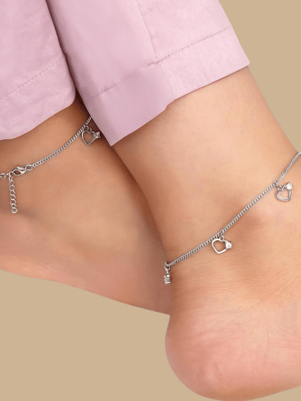 Twin Charm Anklet